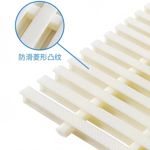 Grille de drainage de <span class=keywords><strong>piscine</strong></span>, grille de trop-plein, grille de gouttière, grille d'eau en plastique à un seul trou, antidérapante, dentelée, rotative et modulable - Product Image 2