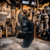 Animatronic réaliste grandeur nature animaux animatroniques modèles réalistes simulation gorille à vendre