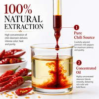 Extrait d'oléorésine de capsaïcine 6,6 % 10 %, qualité industrielle, matière première pour la fabrication de spray au poivre, approvisionnement en vrac, personnalisable