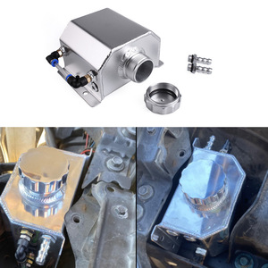 Réservoir d'huile en alliage d'aluminium 1L avec tube de récupération pour modification automobile - Product Image 4