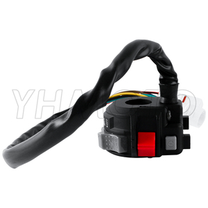 Interruptor de Manillar para Yamaha <span class=keywords><strong>Raptor</strong></span> <span class=keywords><strong>700</strong></span> YFM700 YFZ450 R Kodiak 450 <span class=keywords><strong>700</strong></span> 1S3-83973-11-00, Piezas para ATV, Control de Luces Intermitentes - Product Image 4