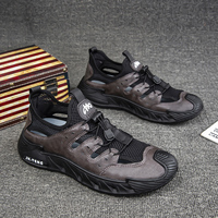 Chaussures de marche légères respirantes en mesh antidérapantes résistantes à l'usure Mode Hommes Chaussures décontractées