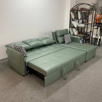 EW-sofá de gran tamaño con caja de almacenamiento, cama para dormir para 4 personas