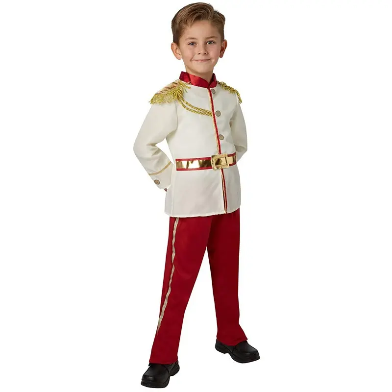 Halloween Stadium Cosplay Kinderen Sprookje Knappe Prins Charmante Jongen Halloween Kostuum