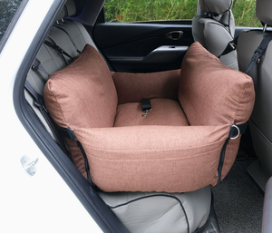 Asiento de Coche Desmontable para Mascotas, Precio de Fabricante, Cinturón de Seguridad Lavable para Perros, Cama Cómoda para Perros en el Coche - Product Image 1