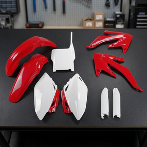 Kit di plastica completa OEM per accessori moto Honda CRF 450R 2007-2007 - Product Image 3