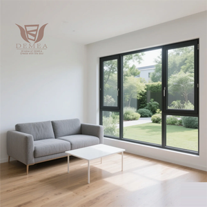 Fenêtres à battants en alliage d'aluminium à <span class=keywords><strong>prix</strong></span> de gros, couleur personnalisée, double vitrage, portes et fenêtres en aluminium pour projets de villas - Product Image 5