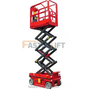 半電動モバイルシザーリフト 5m 6m 6.8m ミニ油圧作業台 - Product Image 3