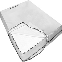 Sac de matelas imperméable Bollison housse réutilisable de déplacement et de stockage avec fermeture à glissière forte