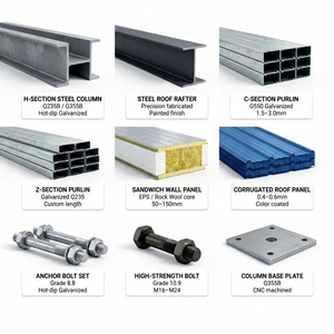 Establo de Acero para Ganado ASCE, Resistente al Viento y a la Nieve, Galvanizado, Prefabricado, para Cría de Vacas a Gran Escala - Product Image 6