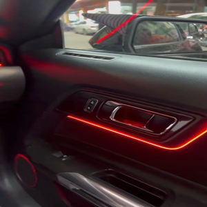 Lumière ambiante 64 couleurs pour Ford Mustang 2016-2022, éclairage LED intérieur de voiture, accessoires de mise à niveau - Product Image 6