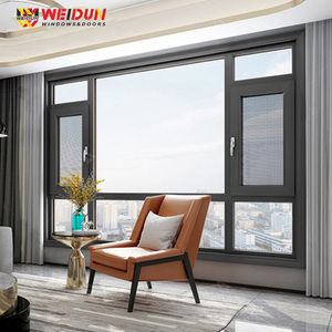 Weidun VF90 Système de fenêtre en aluminium personnalisé verre insonorisé à isolation thermique pour appartement <span class=keywords><strong>balcon</strong></span> scellant pont cassé - Product Image 2