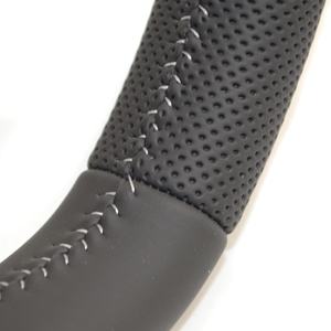 Volant en cuir perforé à fond plat, entièrement recouvert de cuir blanc, pour <span class=keywords><strong>Audi</strong></span> A4 B8 A3 8V A4 A5 A7 Q3 Q5 Q7 - Product Image 5