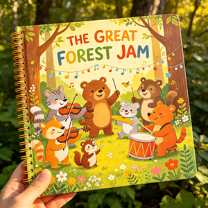 Libro a Spirale per Bambini Personalizzabile con Copertina Magica Gatto e Drago, Grafica/Dimensioni/Pagine Personalizzate, Copertina Rigida Educativa con Rilievo - Product Image 5