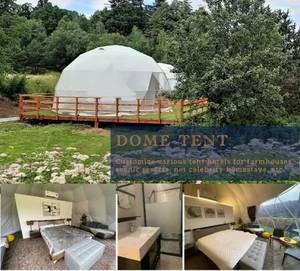 Kit de Dôme Géodésique Écologique de Luxe pour Hôtel, Tentes Dôme Géométriques Transparents en PVC pour Glamping, Grandes Dômes de 6m, 12m, 20m, 50m, Idéales pour l'Hiver - Product Image 4