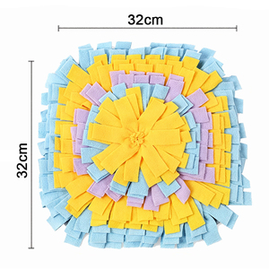 Pet Cat <b>Dog</b> Snuffle <b>Mat</b> Interactive Puzzle Feeding <b>Bowl</b> for Smell Training Stress Relief Nosework Foraging Pet Sniffing Pads - Product Image 3