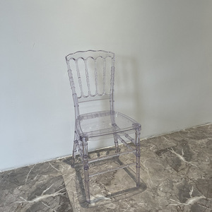 Chaises en acrylique transparentes empilables en résine PC de style nordique pour la <span class=keywords><strong>location</strong></span>, pour les événements de mariage - Product Image 5