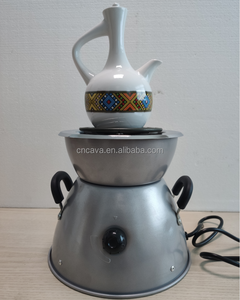 Cafetera Tradicional Etíope de Cerámica con Diseño Saba a Precio Económico - Product Image 4