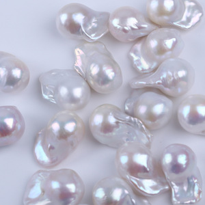 Perlas Barrocas Pequeñas Blancas de Agua Dulce Natural de 11-12 mm, Perlas Sueltas para Hacer Aretes y Broches - Product Image 4