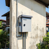 Boîtier de distribution électrique extérieur OEM ODM, boîte électrique étanche IP55, boîtier extérieur ventilé