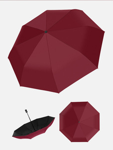 Parapluie inversé intelligent anti-UV entièrement automatique en gros, cadeaux d'affaires personnalisés pour adultes au design classique - Product Image 4