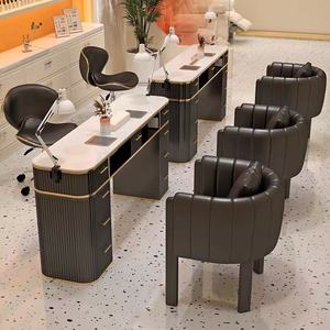 Table de manucure professionnelle avec aspirateur de poussière pour salon de beauté et spa - Product Image 3