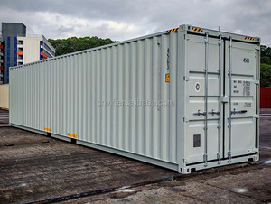 Contenedor de 40 pies HQ con Apertura Lateral |   9'6" de altura |   La Mejor Base para un Stand Modular Desplegable - Product Image 6