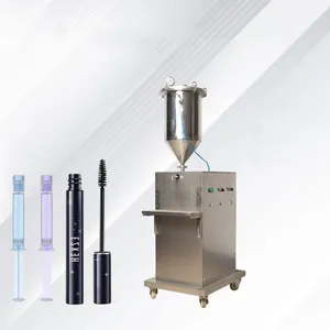 1-15ml 5-25ml pneumatic mascara lipgloss tube filling machine quantitative cosmetic eyeliner dosing filling machine