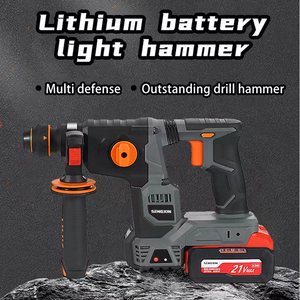 Three-in-One 20V 800W Heavy-Duty Brushless Cordless Rotary Hammer Drill Fast Charger 26mm Drilling Diameter DIY 7.5Ah - Product Image 2
