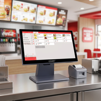 Sistema POS Todo en Uno con Pantalla Táctil de 15.6'' para Fabricación Personalizada, Caja Registradora de Escritorio con Windows para Tiendas Minoristas