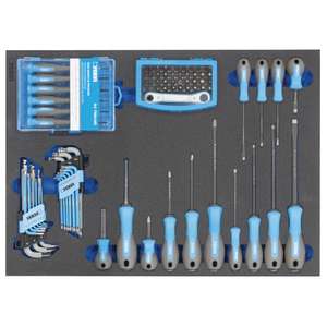 FERVI - C960/CC04 Armario rodante de herramientas con herramientas (219 Uds.) -CARROS DE HERRAMIENTAS EAN 8012667403355 CON SURTIDO - Product Image 4