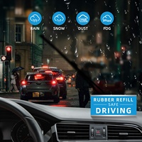 Venta al por mayor de fábrica, accesorios universales profesionales para vehículos, limpiaparabrisas de goma Natural para vehículos Audi Ford Suzuki