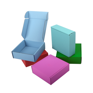 Bán buôn sang trọng màu hồng hộp bưu phẩm phân hủy sinh học bảng sóng với dập nổi và Matt cán biểu tượng tùy chỉnh in - Product Image 5