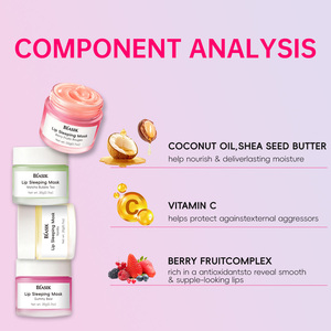 <span class=keywords><strong>Masque</strong></span> de nuit pour les lèvres aux fruits rouges avec vitamine C, beurre de Murumuru <span class=keywords><strong>et</strong></span> antioxydants pour lèvres sèches <span class=keywords><strong>et</strong></span> gercées, nourrissant <span class=keywords><strong>et</strong></span> hydratant - Product Image 2