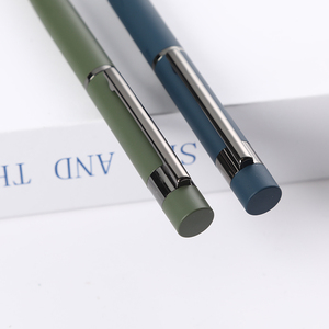 Meilleure qualité cadeau d'affaires haut de gamme Logo personnalisé stylo à bille caoutchouc métal givré mat Design sophistiqué pour - Product Image 4