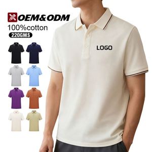 Nouveau design, polos en coton de haute qualité, polos d'été pour hommes, polos de travail brodés, uniforme personnalisé, t-shirt polo avec logo personnalisé - Product Image 2