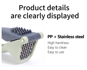 <span class=keywords><strong>2023</strong></span> nueva llegada utensilios de cocina <span class=keywords><strong>Gadgets</strong></span> hoja de acero inoxidable cortador de patatas prensa de ajo Premium - Product Image 4