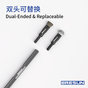 Cepillo de Limpieza para Placas Base de Teléfonos Móviles BRESUN, Doble Punta, Extra Rígido, con Cerdas Cortas de Jabalí - Product Image 4