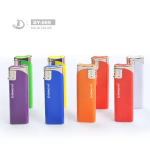 2022 factory Best quality custom gas refillable windproof electronic lighter with lighter logo custom silk print