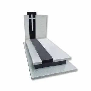 Monument Granite Tombstone Cross Gravestone For Sale Design Factory Polished Granite Monument Marble Custom Simple Chinese Outdoor European