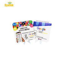 Étiquettes NFC216 en acrylique étanches ISO14443A 13,56 MHz avec mémoire de 888 octets et autocollant pour avis Google, idéales pour la promotion des entreprises