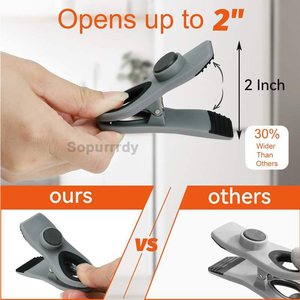 Clips Magnéticos para Sellado de Alimentos para Refrigerador con Logotipo Personalizado, Clips Creativos para Sellado de Bolsas de Refrigerios a Prueba de Humedad para Cocina - Product Image 4