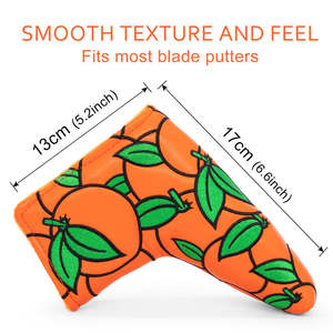 Factory Custom Golf Club Head Covers Waterproof Leather Golf Blade Cover Magnetic <b>Putter</b> <b>Headcover</b> Blade - Product Image 6