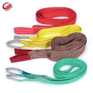 Heavy Duty <span class=keywords><strong>Polyester</strong></span> <span class=keywords><strong>webbing</strong></span> 플랫 리프팅 벨트 슬링 6m - Product Image 6