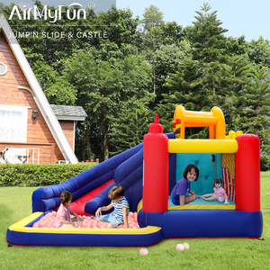 Castillo Inflable Comercial Usado para Niños, Castillo Hinchable Grande y Económico con Tobogán en Venta - Product Image 3