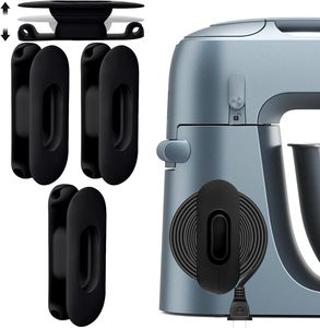 Organisateur de câbles en silicone YDS pour appareils de cuisine, enrouleur de câbles adhésif pour mélangeurs, support de câbles durable, gestion des câbles - Product Image 1