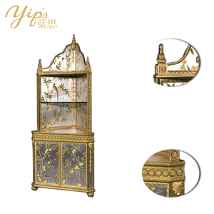 <span class=keywords><strong>Yips</strong></span> LD-1203-0114 Rose Princess Series Handpainted พืชและนกห้องนั่งเล่นคลาสสิกมุมตู้ - Product Image 4