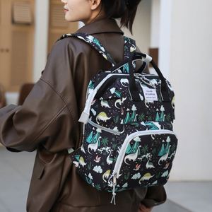 Hot <b>Sale</b> Printed Mommy Backpacks Lightweight Diaper Bag for Outdoor Travel Hospital - Product Image 6