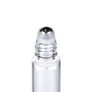 LanJing - Botella de Vidrio Cuadrada Vacía <span class=keywords><strong>para</strong></span> Aceites Esenciales, 3 ml, 5 ml, Transparente, con Gotero y Serigrafía - Product Image 3