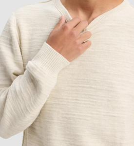 <span class=keywords><strong>เสื้อ</strong></span>สเวตเตอร์ถักเนื้อนุ่มสำหรับผู้ชาย คอกลม แขนยาว สีพื้น สวมใส่สบาย เหมาะสำหรับใส่ในชีวิตประจำวัน - Product Image 6